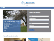 Tablet Screenshot of pcabrerapropiedades.com